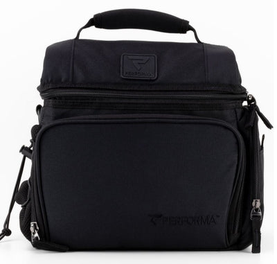 6-Meal Cooler Bag - Black/Black