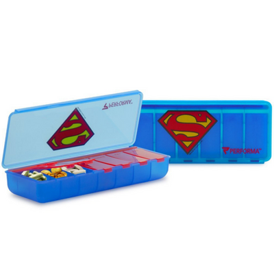 7 Day Pill Container, Superman