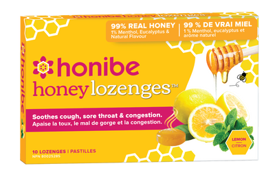 Honibe Honey Lozenges Lemon