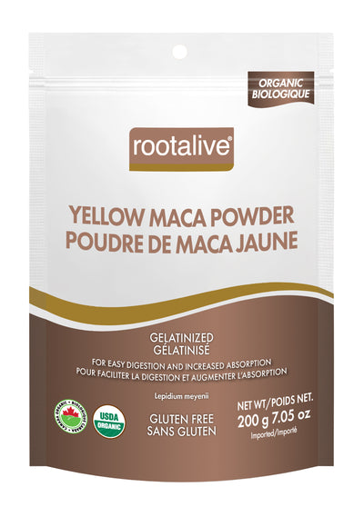 Organic Gelatinized Yellow Maca Pwd