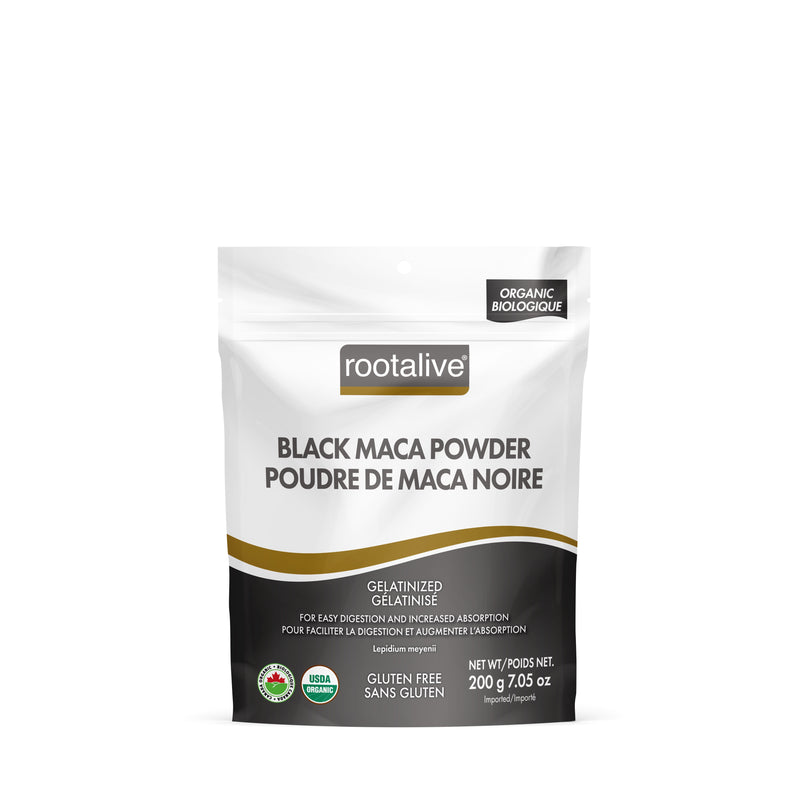 Organic Gelatinized Black Maca Pwd