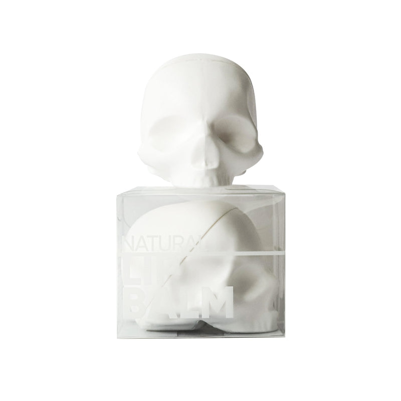 Vanilla Skull Lip Balm White