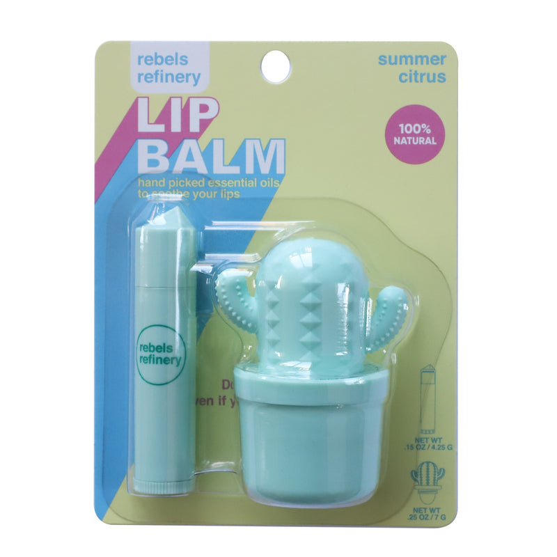 Teal Cactus Lip Balm Citrus