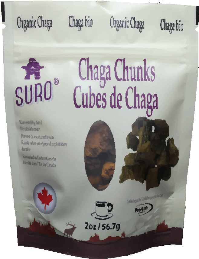 Organic Canadian Chaga Chunks