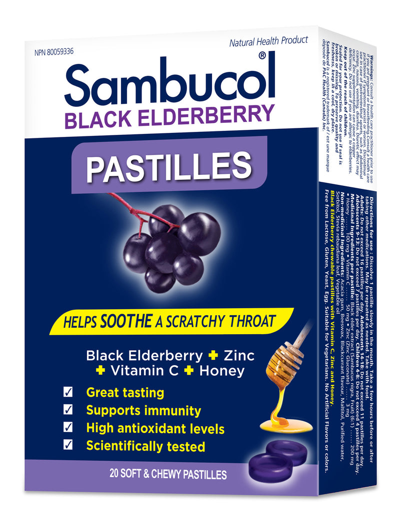 Black Elderberry Pastilles