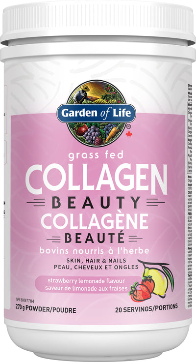 Grass Fed Collagen Strawb-lemon