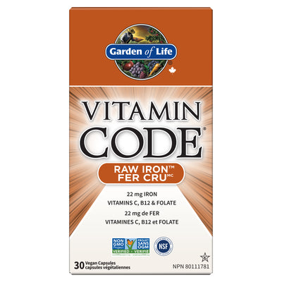 Vitamin Code Raw Iron