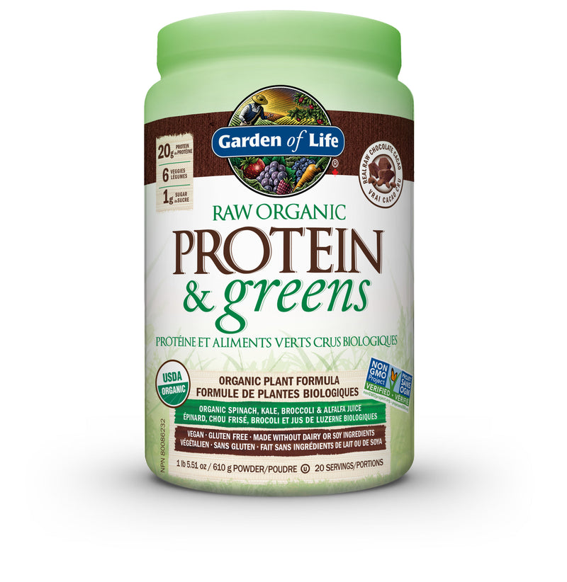 Raw Org. Protein&Greens - Choc