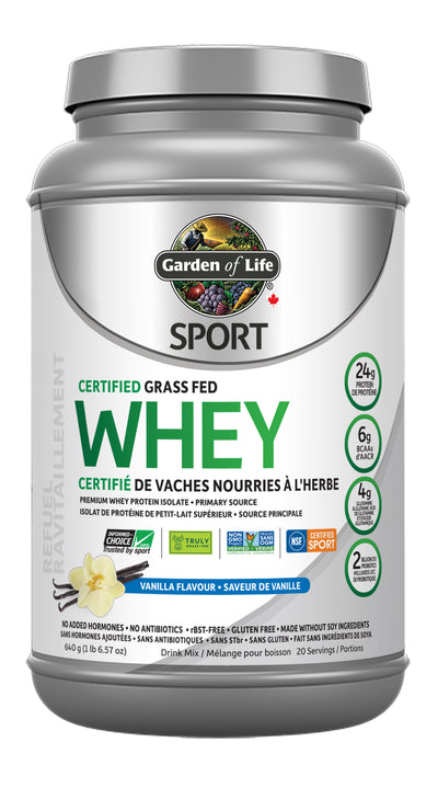 Sport Cert Grass Fed Whey - Van