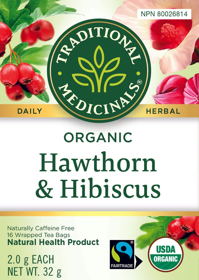 Organic Hawthorn With Hibiscus