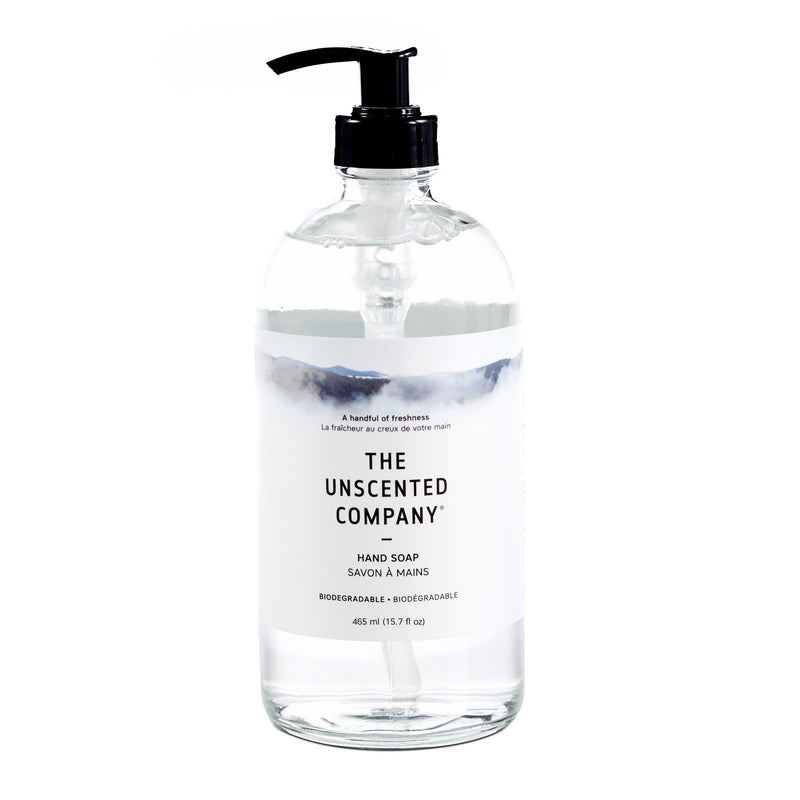 Unscented Hand Soap - Glass Bottle