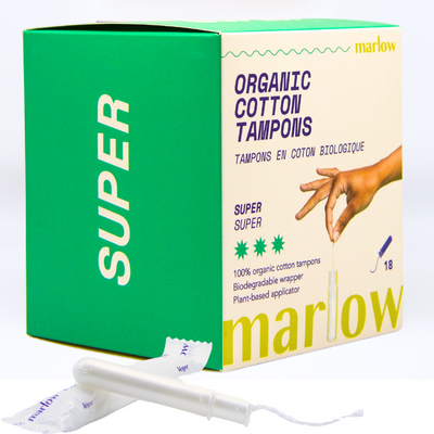 Organic Cotton Tampons (Super)