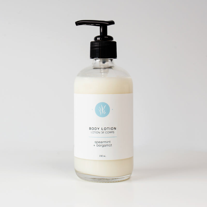 Body Lotion: Spearmint Bergamot