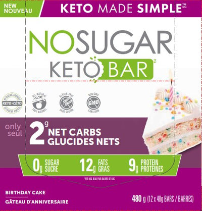 Keto Bar Birthday Cake