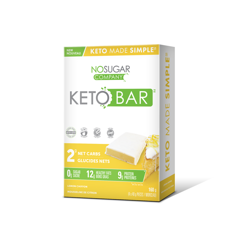 Keto Bar Lemon Meringue