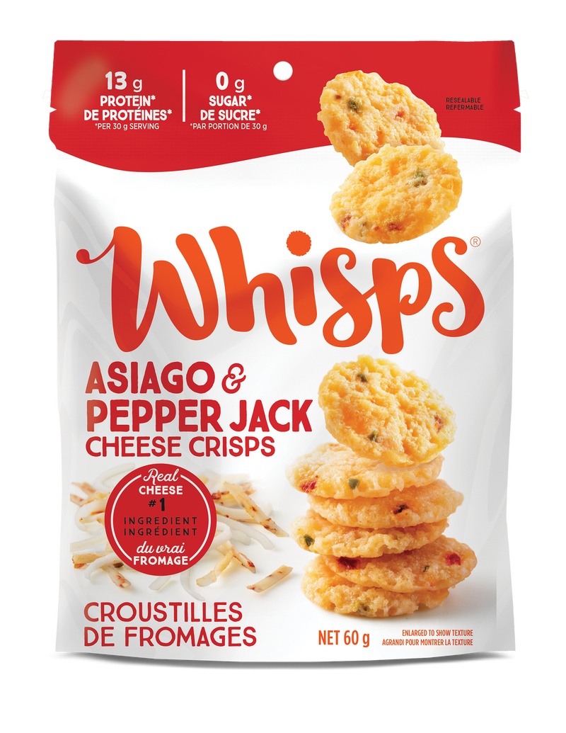 Asiago Pepper Cheese Crisps