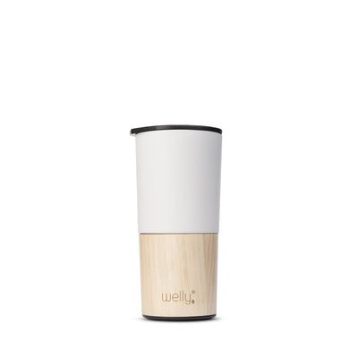 Bamboo Tumbler 16oz - White