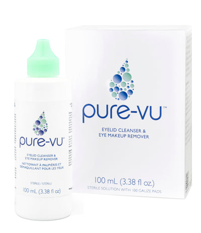 Pure-Vu Solution 100 mL+ 100 Gauze Pads