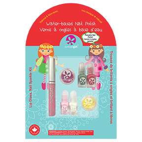 Lip Gloss Nail Sparkle Kit, H M