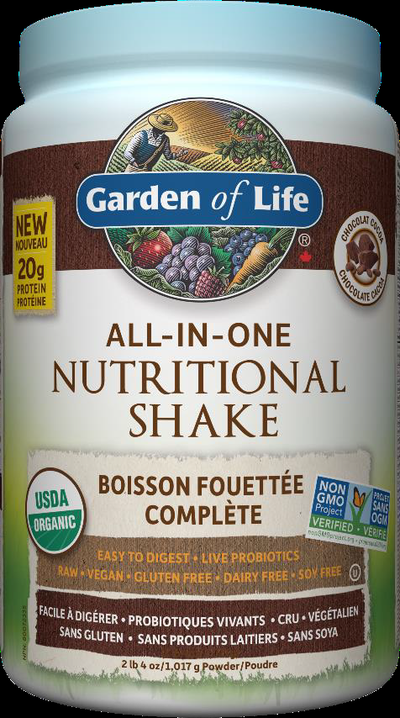 Raw All-In-One Nutr. Shake Chocolat