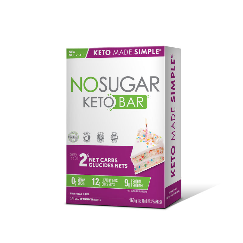 No Sugar Keto Bar Birthday Cake