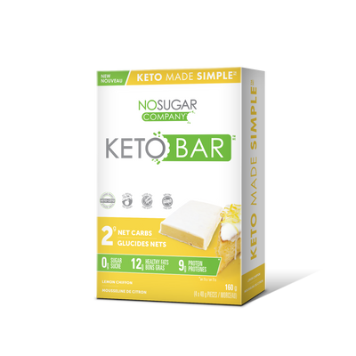 No Sugar Keto Bar Lemon Meringue