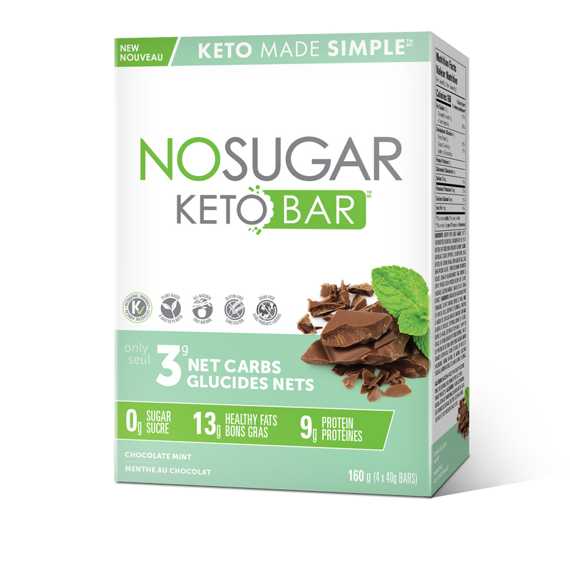 No Sugar Keto Bar Choc Mint